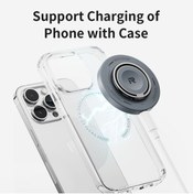 Resim Rock Space 3 in 1 Kablosuz 15W Magsafe Şarj Cihazı (Stant + Watch Şarjı + MagSafe Şarj) 
