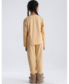 Resim Baskılı Pijama Takımı Yavruağzı 