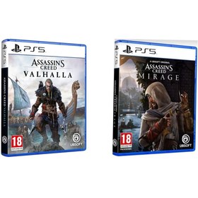 Resim Ubisoft Assassins Creed Valhalla + Assassins Creed Mirage PS5 Oyun 