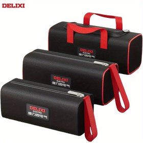Resim DELIXI ELECTRIC Çok Fonksiyonlu Su Geçirmez Alet Çantası, Örgü Oxford Kumaşı, Konumlandırma Baskısı, Taşınabilir Depolama Organizatörü ile İki Boyutta 