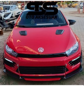 Resim Volkswagen Scirocco Uyumlu Piano Black Kaput Üstü Havalandırma Izgarası 
