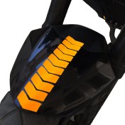 Resim Çınar Extreme Ok Tasarımlı Floresan Turuncu Çamurluk Kask Sticker Çınar Extreme 
