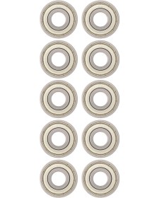 Resim Tenfowee 10 Adet 6201z Mini Derin Ova Top Bearing, Açısal Ve Radyal Yük Taşıma, Çelik Malzeme, Motor Ve Makine Kutusları İçin 