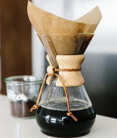 Resim Durnes Chemex Cam Kahve Demleme Sürahi-Karaf 600 Ml (Borosilikat Cam) - 4 Cup Coffee Pot 