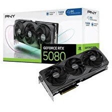 Resim PNY GeForce RTX 5080 OC 16 GB DLSS 4 256 Bit GDDR7 Ekran Kartı 