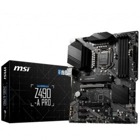 Resim MSI Z490-a Pro Ddr4 5000mhz 1xhdmı 1xdp 2xm.2 Usb 3.2 Atx 1200p 