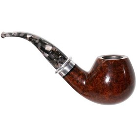 Resim Şahin Outdoor 5 Yıldız 9mm. Filtreli Akrilik Saplı Pipo 260203 
