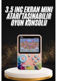 Resim Televizyona Bağlanan Çift Joystick Taşınabilir Klasik Retro Oyunlu 
