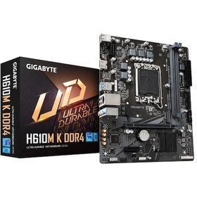 Resim Gigabyte H610M-K-DDR4 Intel H610 3200 MHz DDR4 Soket 1700 mATX Anakart 