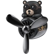 Resim Padalink Hako Bear Pilot Havacılık No:2 Oto Kokusu - Araba Vantilatörü Koku Çıkışlı, Klasik Karikatür Aroma, Dayanıklı Materyal 