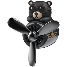 Resim Padalink Hako Bear Pilot Havacılık No:2 Oto Kokusu - Araba Vantilatörü Koku Çıkışlı, Klasik Karikatür Aroma, Dayanıklı Materyal 