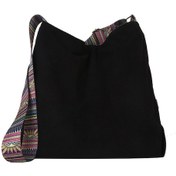 Resim Gajeena Siyah Kord Bezi Kadın Çanta, Büyük Hacimli, Moda Stili, Tek Omuz Çantası, Kol Çantası, Dayanıklı, Pratik, Rahat Kullanim 