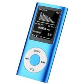 Resim Genel Markalar Digital Renkli Ekranlı Mp3-mp4 Çalar Hafıza Kartı Girişli Metal (mavi) 