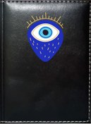 Resim Promosyon Denizi Nazar Boncuğu 6 Görselli Siyah Ruhsat Kabı 