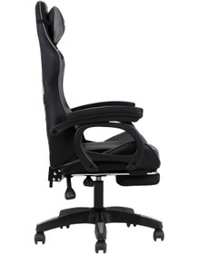 Resim Fashcolle Dynamic Grey Masajlı Oyuncu Koltuğu 