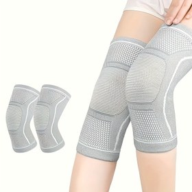 Resim 2 Adet Esnek Kompresyon Diz Kolluğu - Nefes Alabilir Mesh ile Termal Kas Destek, Koşu, Bisiklet Sürme, Antrenman için Ergonomik Uyum - Erkekler & Kadınlar için Unisex, Diz Kompresyon Kolluğu, Koşu Ekipmanı, Mesh Diz Tasarımı, Esnek Kumaş, Spor İyileşmesi, Güçlendirilmiş Dikiş, Aktif Yaşam Tarzı 