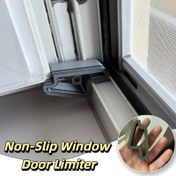 Resim 2 Ağır Hizmet Tipi Anti-Çarpışma Kapı Durdurucu, Alt Kapı Durdurucu, Kolay Kurulum, Veranda Kapıları, Pencereler, Kayar Kapılar İçin Uygun - Dayanıklı Plastik Yapı, Rüzgar Geçirmez ve Darbe Geçirmez 