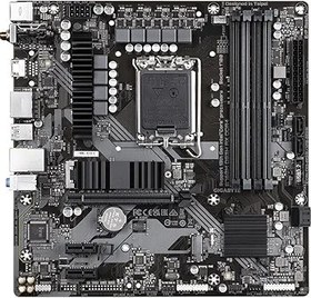 Resim GIGABYTE B760M DS3H AX DDR4 LGA1700 DDR4 5333MHz(OC) PCIe 4.0 M.2 NVMe WiFi 6 + BT Gigabit LAN mATX Anakart 