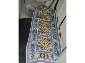 Resim Obam Oto Koltuk Kılıfı (Çift Taraflı )Yıkanabilir Araba Takımı Kilim Kırçıllı Gri Renk FİAT,WW,OPEL,HYUNDAİ,BMW,MERCEDES,HER ARACA UYGUN 