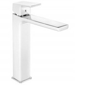 Resim Eca Tıera Bı-color Lavabo Bataryası Yüksek Tip Beyaz 104888002 