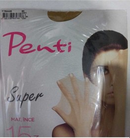 Resim Penti Maxi Süper Ince Siyah Külotlu Çorap 001 