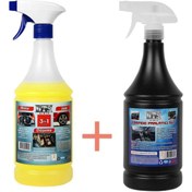 Resim Dtx Kimya Döşeme Jant Ve Motor (KONSANTRE 1/5) Temizleme Ilacı Yağ Sök. 1lt & Torpido Parlatıcı Süt 500 ml 