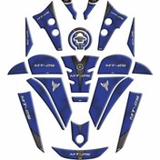 Resim GOGOPREMİUM YAMAHA MT25 2020 - 2024 UYUMLU FULL TANK PAD SET 005 