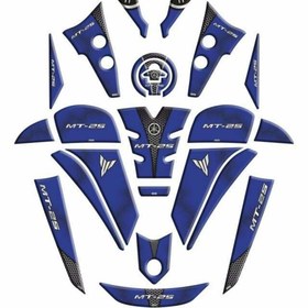 Resim GOGOPREMİUM YAMAHA MT25 2020 - 2024 UYUMLU FULL TANK PAD SET 005 