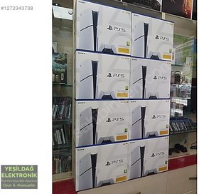Resim Playstation 5 slim cd'li model avrupa sürümü sıfır ürün 