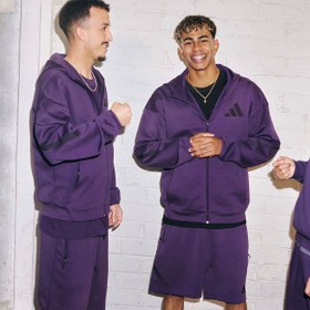 Resim adidas Z.N.E. Full-Zip Erkek Mor Günlük Stil Eşofman Üstü KB7124 