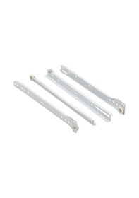 Resim Standart Çekmece Kızağı Dolap Çekmece Rayı Beyaz 50 Cm 5 Takım Beyaz 