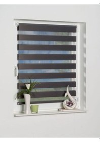 Resim Kidmex Antrasit Bambu Zebra Stor Güneşlik Perde 