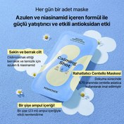 Resim Mamonde - Calming Shot Azulen Ampoule Mask Pack (Stres Önleyici ve Nemlendirici Papatya Sulu ve Azulenli Ampul Maske) 1li 
