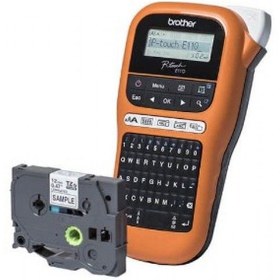 Resim Brother P-Touch PT-E110 El Tipi Etiket Yazıcı 