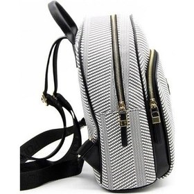 Resim Silver Polo Sp1062 Kadın Sırt Çantası Hasır Siyah Beyaz-siyah 
