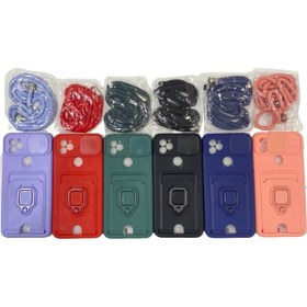 Resim General Mobile Gm 22 Sürgülü Ipli Kartlik Yüzüklü Silikon Kilif 550006657 