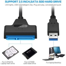 Resim Usb 3.0 2.5 Inç Sata Ssd Hdd Okuma Kablosu Hdd Ssd 22 Pin 