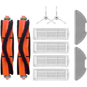 Resim Xiaomi Mop 2 Pro Beyaz MJST1SHW Fırça Filtre Mop Seti-10 Parça 