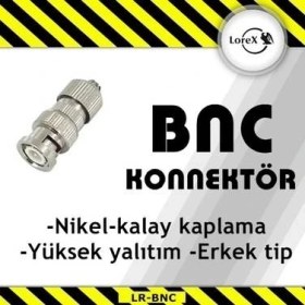 Resim Lorex Vidalı Cctv Bnc Konnektör - Güvenlik Kamerası Için 50'li 