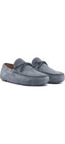 Resim Derimod Erkek Lacivert Süet Deri Loafer 25SFD630410 
