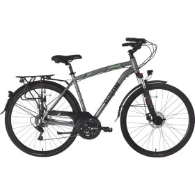 Resim Bisan Comfortline Şehir Bisikleti 48 cm V Fren 26 Jant 21 Vites Metalik Gri Yeşil 
