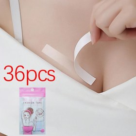 Resim 36 Adet Şeffaf Açık Bej - İç Çamaşırı, Sütyenler, Giysi Ayarlamaları & Moda Tamirleri için Güçlü Tutuş Kalıntısız İki Taraflı Yapışkan Bant, Gizli Tasarım 