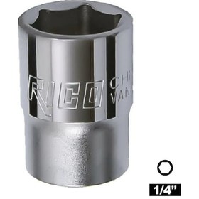 Resim Rıco 1/4 Altı Köşe Lokma 12 Mm 