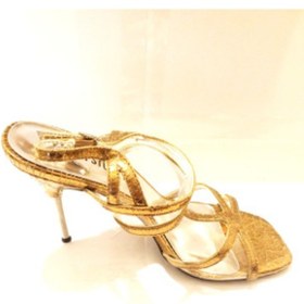 Resim Colin Stuart Sling Altın Abiye Topuklu Kadın Ayakkabısı 38 