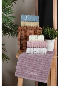 Resim Pierre Cardin 6'lı El Havlusu Wave 