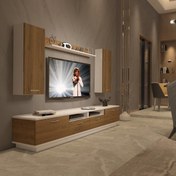 Resim Decoraktiv Trendstyle 5220D Mdf Tv Ünitesi Tv Sehpası - Beyaz - Pera 