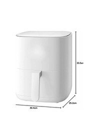 Resim 4l Airfryer Hazneli Hava Fritözü Yağsız Fritöz Taşınabilir Fırın İşlevi Gören Pratik - Lisinya 