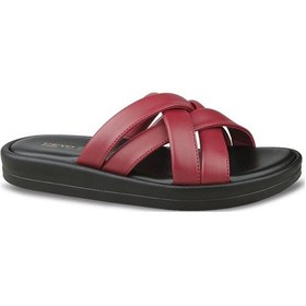 Resim Ceyo 9986 Kadın Memory Foam Hafızalı Anatomik Terlik Kırmızı 