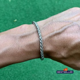 Resim RICH CURB SILVER BİLEKLİK 