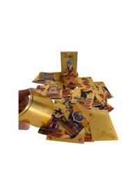 Resim Dragon Ball Goku Oyun Koleksiyon Altın Kart Dragon Ball Z Gold Card 53 Adet 
